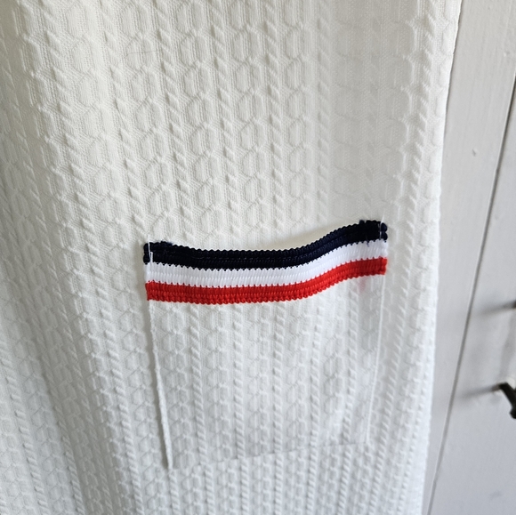 White with stripes retro dress Size XL - Picture 5 of 11